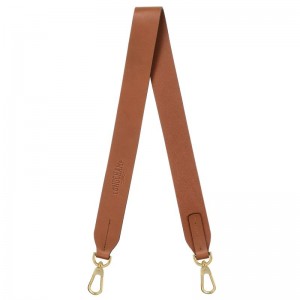 Accesorios long champ Shoulder strap Leather Hombre Sienna | COGS8959