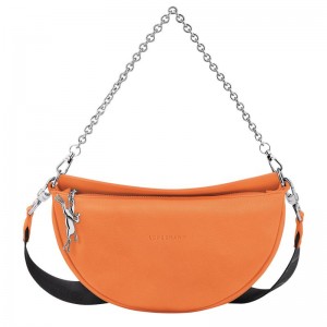 Bolsa De Hombro long champ Smile S Crossbody Leather Mujer Naranjas | COTC7536