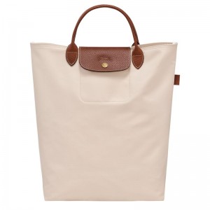 Bolsa de Mano long champ Le Pliage Original M Tote Canvas Mujer Paper | COHA7161