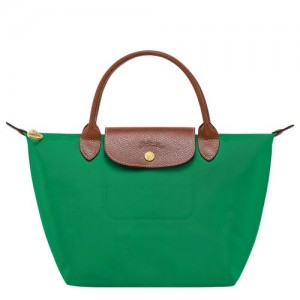 Bolsa de Mano long champ Le Pliage Original S Recycled canvas Mujer Verde | CORV7336