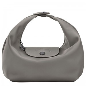 Bolsa de Mano long champ Le Pliage Xtra XS Leather Mujer Turtledove | COXY7312