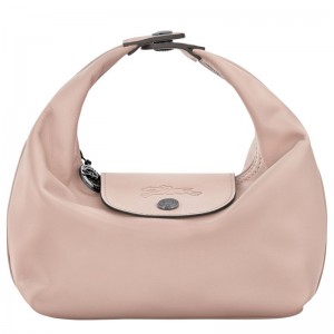 Bolsa de Mano long champ Le Pliage Xtra XS Leather Mujer Nude | COPJ7323