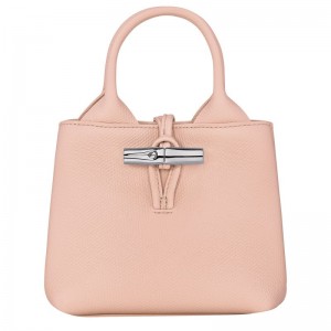 Bolsa de Mano long champ Le Roseau XS Leather Mujer Ballerina | COSG7321