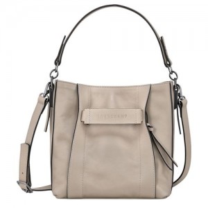 Bolsas Hombro long champ 3D S Leather Mujer Clay | CORV7492