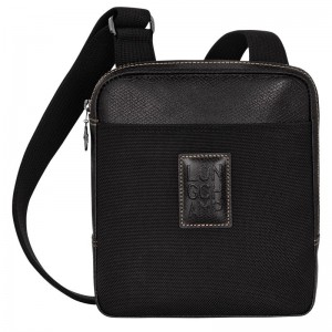 Bolsas Hombro long champ Boxford XS Recycled canvas Hombre Negras | COLI8807