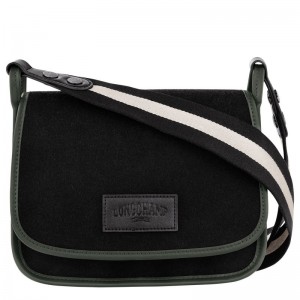 Bolsas Hombro long champ Le FoulonnÉ M Canvas Mujer Negras | COBE7413