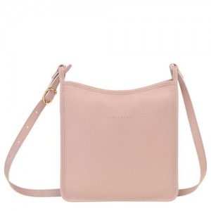 Bolsas Hombro long champ Le FoulonnÉ M Leather Mujer Nude | COHA7473