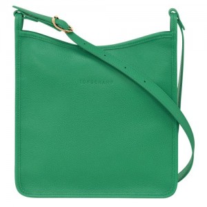 Bolsas Hombro long champ Le FoulonnÉ M Leather Mujer Verde | COGS7474