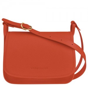 Bolsas Hombro long champ Le FoulonnÉ M Leather Mujer Paprika | COTC7484