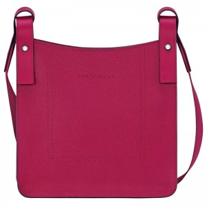 Bolsas Hombro long champ Le FoulonnÉ S Leather Mujer Beetroot | COQM7436