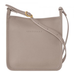 Bolsas Hombro long champ Le FoulonnÉ S Leather Mujer Turtledove | COSG7477