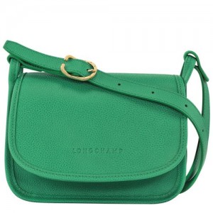 Bolsas Hombro long champ Le FoulonnÉ S Leather Mujer Verde | COQM7488