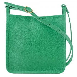 Bolsas Hombro long champ Le FoulonnÉ S Leather Mujer Verde | COGS7503