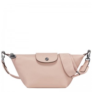 Bolsas Hombro long champ Le Pliage Xtra XS Leather Mujer Nude | COXY7416