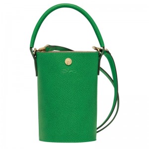 Bolsas Hombro long champ Épure XS Leather Mujer Verde | COIL7429