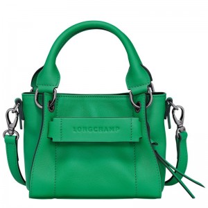 Bolsas Mini long champ 3D XS Handbag Leather Mujer Verde | COIL7065