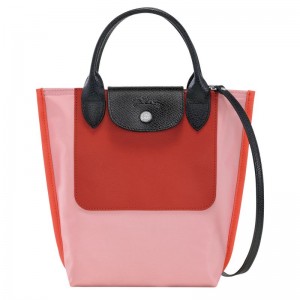 Bolsas Mini long champ Cabas XS Tote Canvas Mujer Rosas | COAH7031