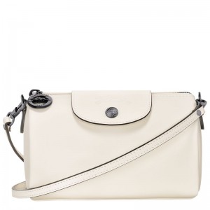 Bolsas Mini long champ Le Pliage Xtra XS Crossbody Leather Mujer Ecru | COAH7114