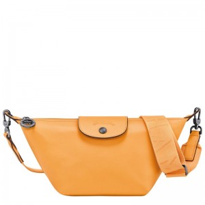 Bolsas Mini long champ Le Pliage Xtra XS Crossbody Leather Mujer Albaricoque | CONW7045