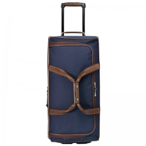 Bolsas de Viaje long champ Boxford L Canvas Hombre Azules | COTC9157