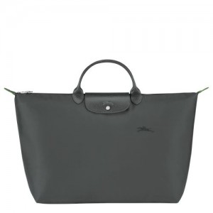 Bolsas de Viaje long champ Le Pliage Green S Recycled canvas Mujer Graphite | COSG8124