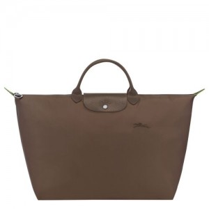 Bolsas de Viaje long champ Le Pliage Green S Recycled canvas Mujer Terra | COVR8142