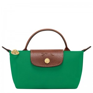 Bolso Pequeño long champ Le Pliage Original with handle Recycled canvas Hombre Verde | COBE9077