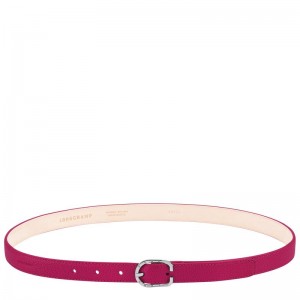 Cinturones long champ Le FoulonnÉ Leather Mujer Beetroot | COIL8380