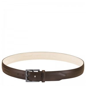 Cinturones long champ VÉgÉtal Leather Hombre Mocha | COJP9325