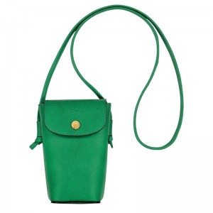 Funda long champ Épure with leather lace Hombre Verde | COSG8985