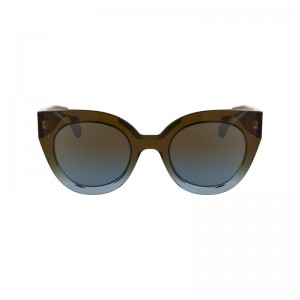 Lentes de Sol long champ Acetate Mujer Marrones Azur | COLI8510