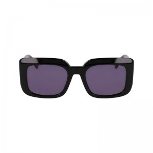 Lentes de Sol long champ Acetate Mujer Negras | COQM8477