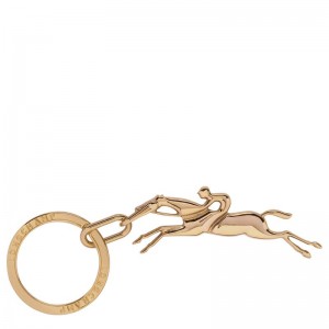 Llaveros long champ Cavalier Metal Mujer Doradas | CONW8449