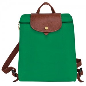 Mochilas long champ Le Pliage Original M Recycled canvas Hombre Verde | COKO8875