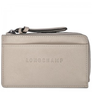 Porta Tarjeta long champ 3D Leather Mujer Clay | COBE7876