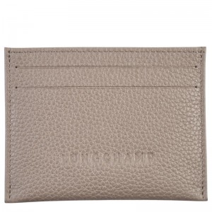 Porta Tarjeta long champ Le FoulonnÉ Leather Hombre Turtledove | COQM9048