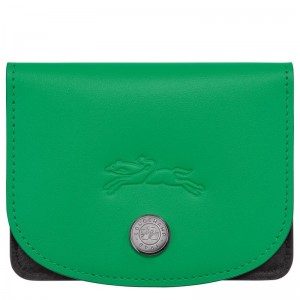 Porta Tarjeta long champ Le Pliage Xtra Leather Hombre Verde | COBE9020