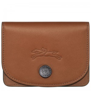 Porta Tarjeta long champ Le Pliage Xtra Leather Hombre Cognac | COHA9033