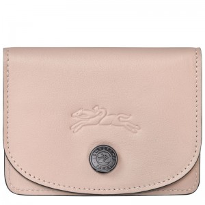 Porta Tarjeta long champ Le Pliage Xtra Leather Mujer Nude | COIL7912