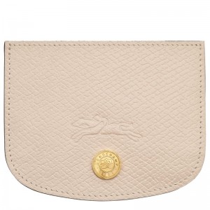 Porta Tarjeta long champ Épure Leather Mujer Paper | COVR7882