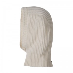 Sombreros long champ Balaclava Knit Mujer Ecru | COSG8621