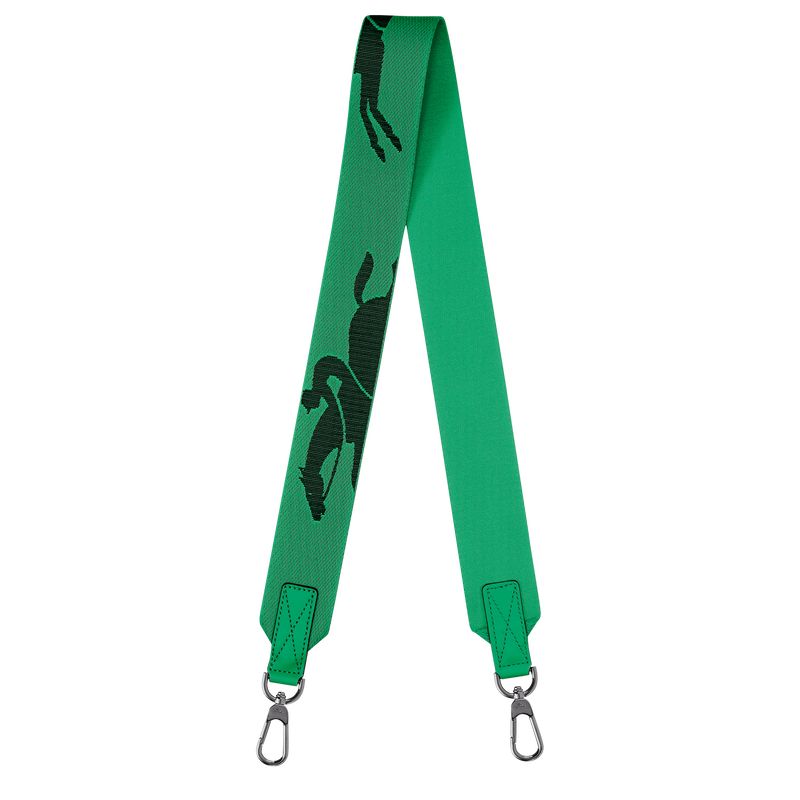 Accesorios long champ 3D Shoulder strap Canvas Hombre Verde | COBE8968