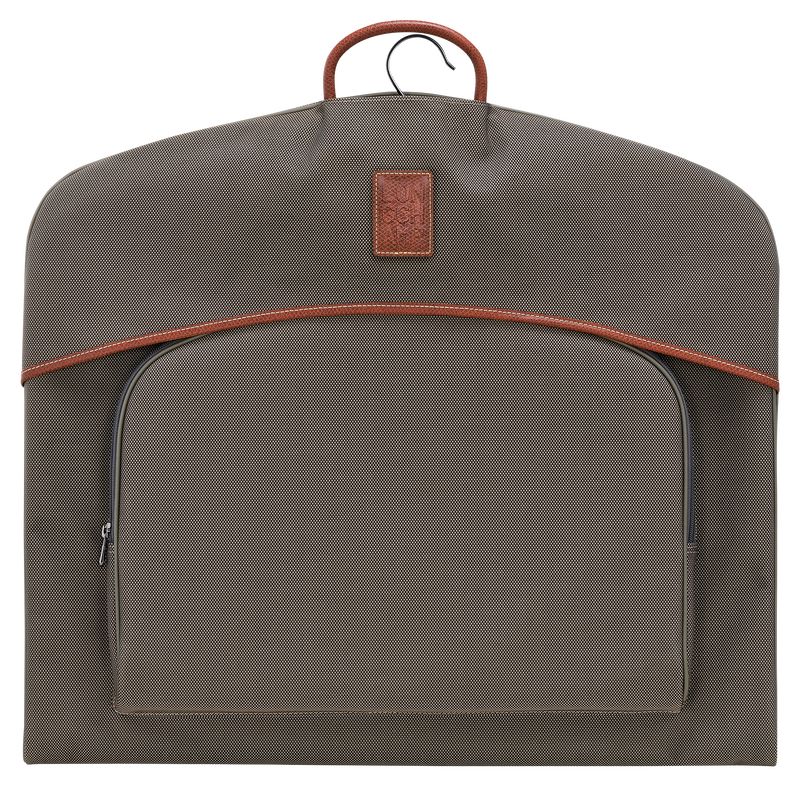 Accesorios long champ Boxford Garment cover Recycled canvas Hombre Marrones | COSG9268