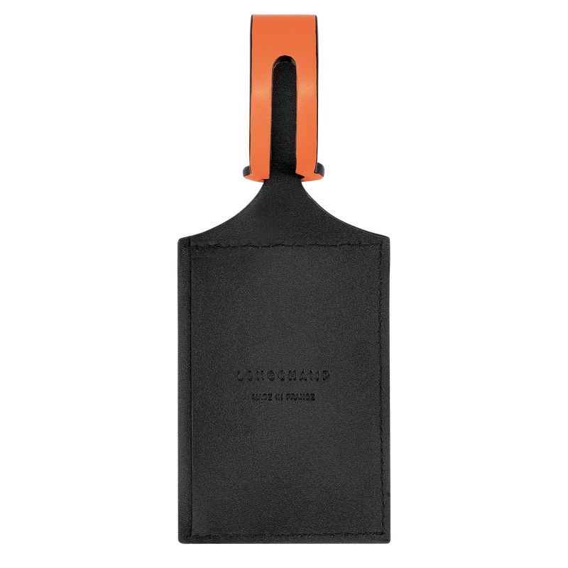 Accesorios long champ LGP Travel Luggage tag Leather Mujer Naranjas | COVR8187