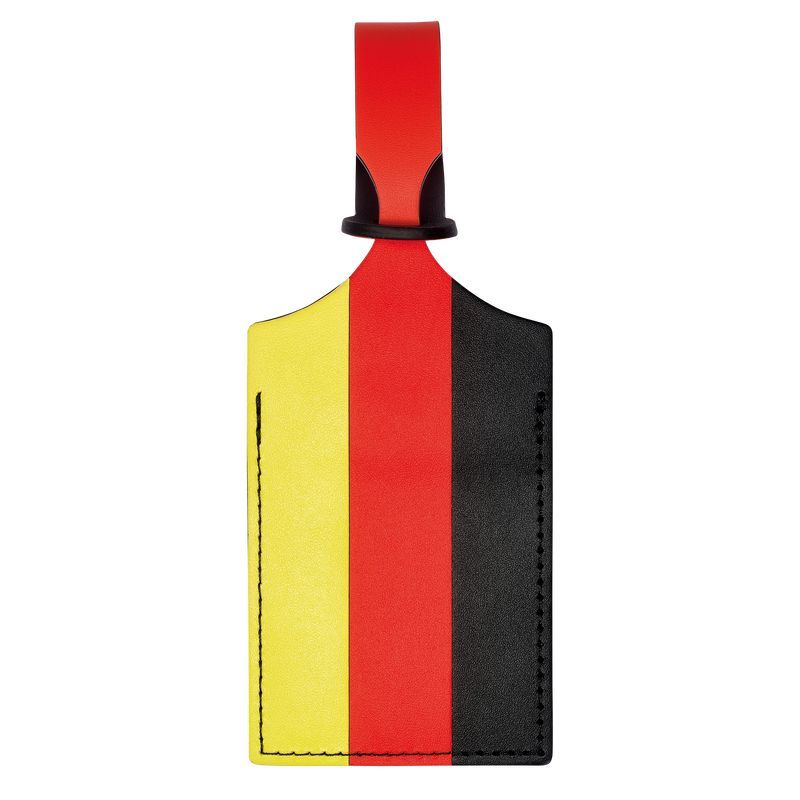 Accesorios long champ LGP Travel Luggage tag Leather Hombre Negras | COOK9265