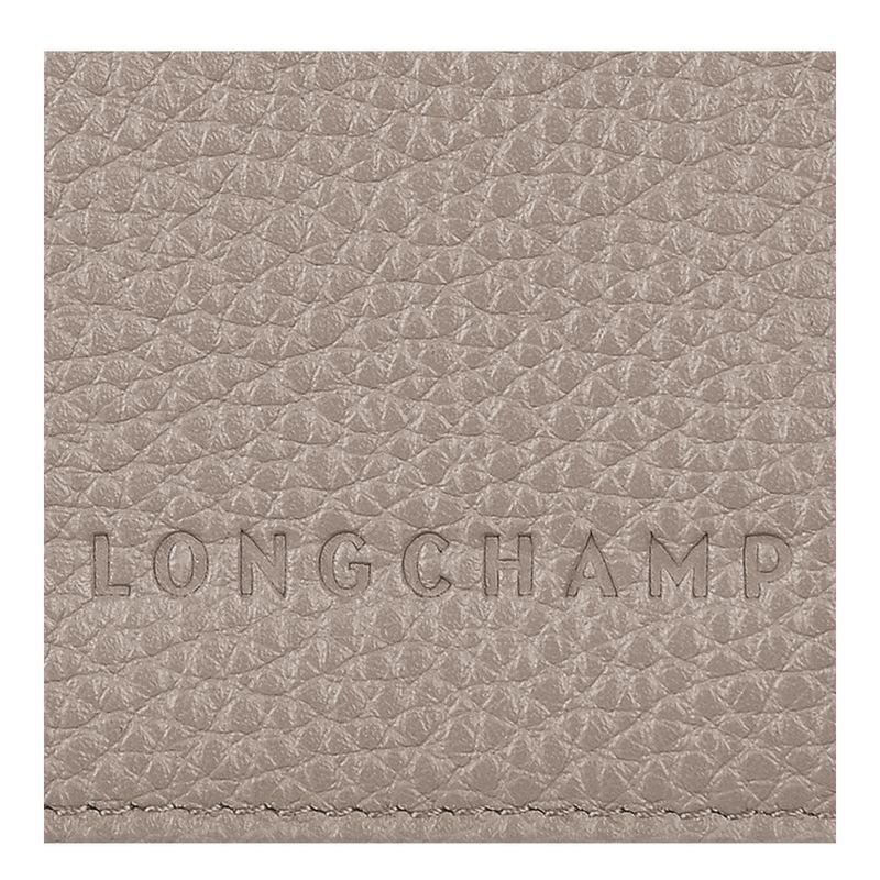 Accesorios long champ Le FoulonnÉ Passport cover Leather Mujer Turtledove | CODF8177