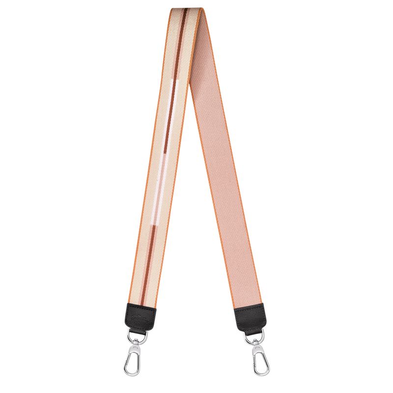 Accesorios long champ Rayures Shoulder strap Canvas Hombre Nude | COZU8964