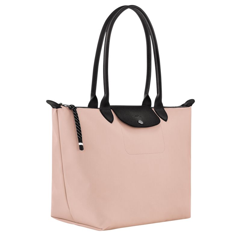 Bolsa De Hombro long champ Le Pliage Energy L Tote Recycled canvas Mujer Nude | COLI7507