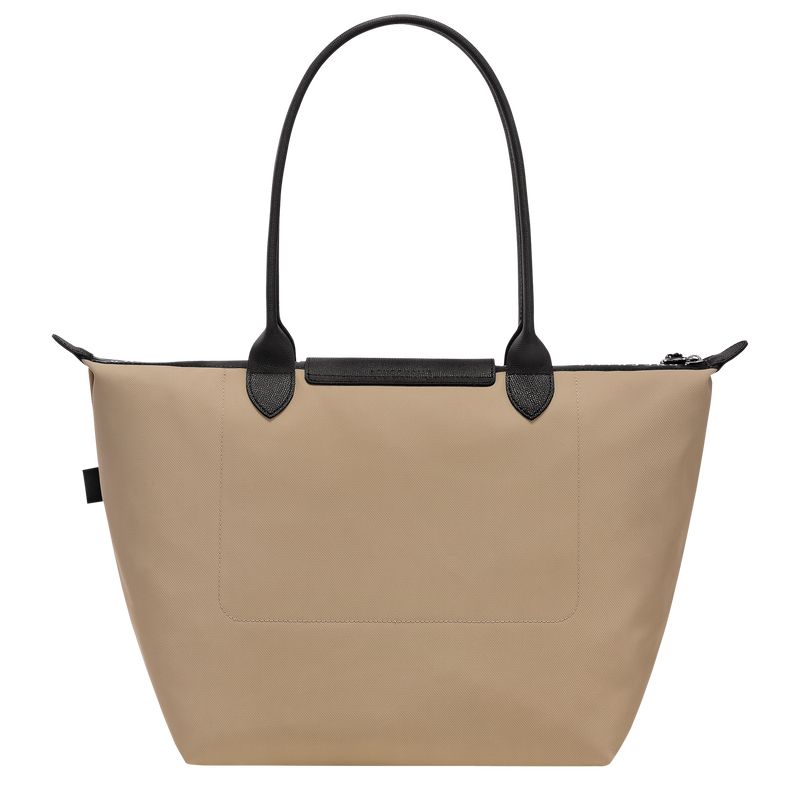 Bolsa De Hombro long champ Le Pliage Energy L Tote Recycled canvas Mujer Clay | COZU7508