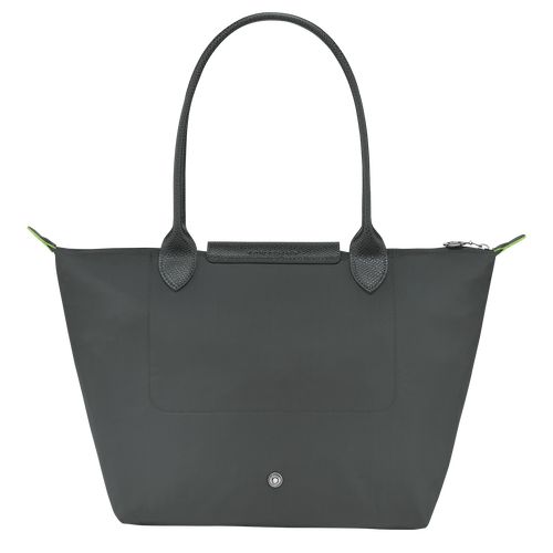 Bolsa De Hombro long champ Le Pliage Green M Tote Recycled canvas Mujer Graphite | COMQ7619